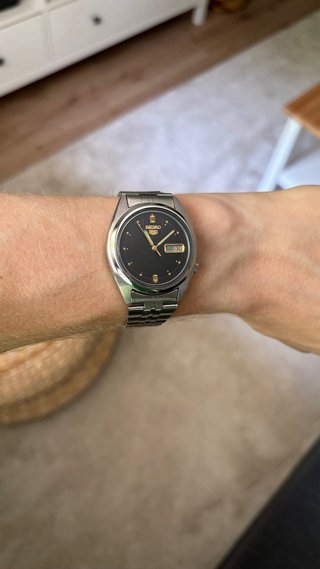 Orologio Seiko Automatico Vintage Nero