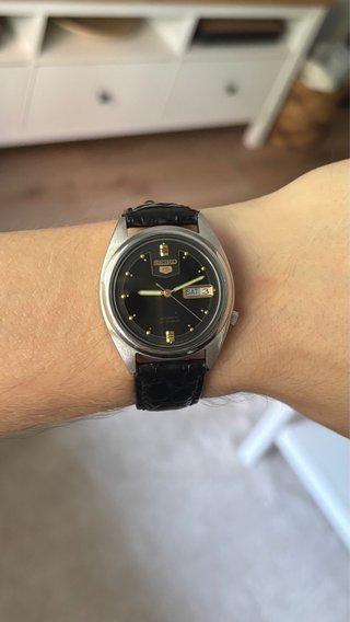 Orologio Seiko Automatico Vintage Nero