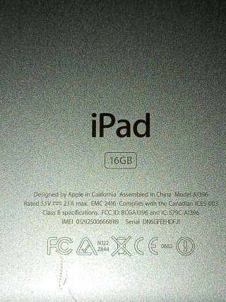 Apple iPad 2 Gris.