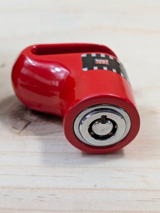 Antirrobo Disco Moto IFAM DF1 Rojo 5,5 mm