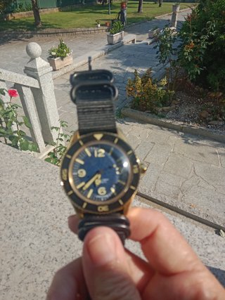 Reloj Undone Automático Azul Dorado