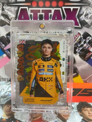LANDO NORRIS #LE24 • TOPPS TURBO ATTAX 2025