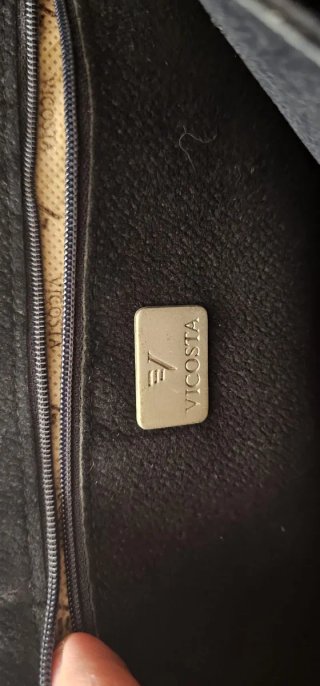 Bolso Cartera Acosta Negra Vintage