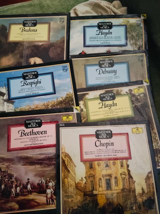 Varios lotes de discos de vinilo de música clásica