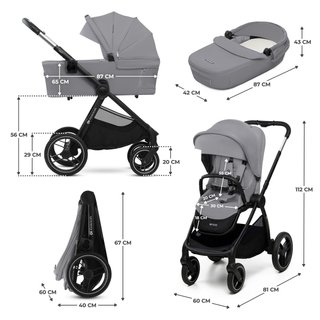 Carrito Kinderkraft NEA 2 Gris