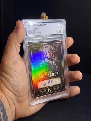 Custom Card Frank Gallagher Shameless printed auto