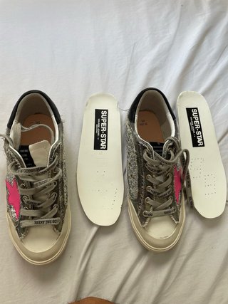 Zapatillas Golden Goose Mujer Plata y Rosa tlla 37
