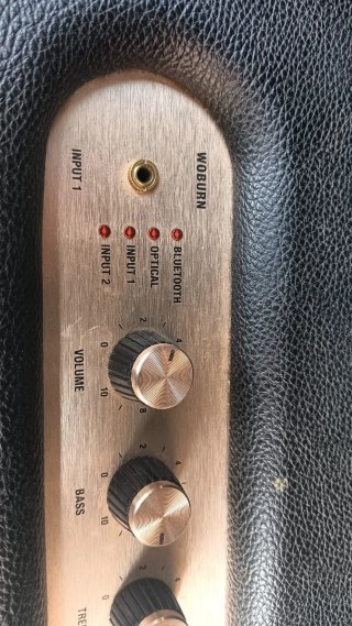 Marshall Woburn Amplificador Bluetooth Negro/Dorad