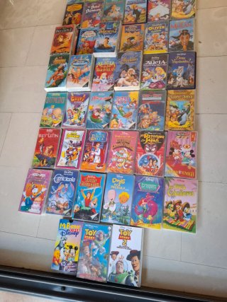 Lote VHS Películas Disney (Español)