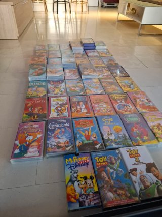 Lote VHS Películas Disney (Español)