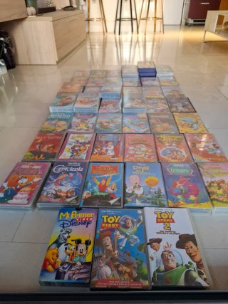 Lote VHS Películas Disney (Español)