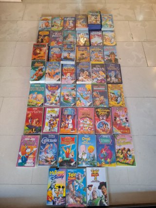 Lote VHS Películas Disney (Español)