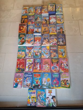 Lote VHS Películas Disney (Español)