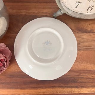 Taza y plato porcelana Royal Albert Satin rose
