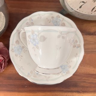Taza y plato porcelana Royal Albert Satin rose