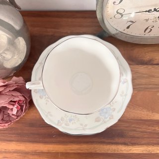 Taza y plato porcelana Royal Albert Satin rose