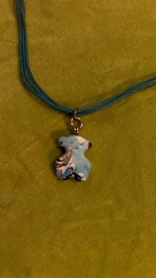 Colgante Tous Oso Azul Multicolor