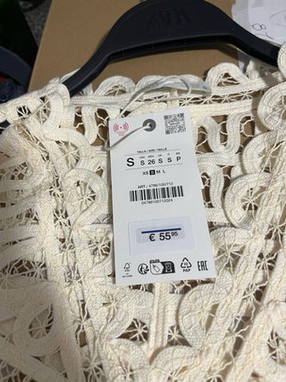 Top crochet Zara T/  S  COLECCIÓN