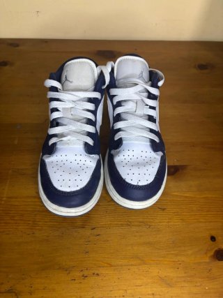 Zapatillas Nike Jordan Bajas Azul/Blanco