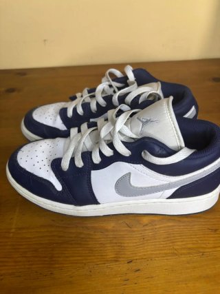 Zapatillas Nike Jordan Bajas Azul/Blanco