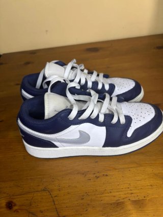 Zapatillas Nike Jordan Bajas Azul/Blanco