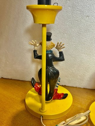 Lampade Vintage Fontanini Clown Giallo