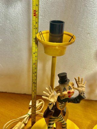 Lampade Vintage Fontanini Clown Giallo