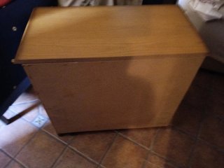 Mesa de TV de madera como nueva
