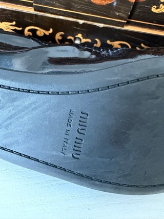 Ballerine vera pelle miu miu 36