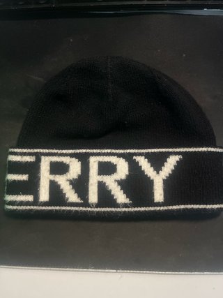Berretto Burberry nero e bianco