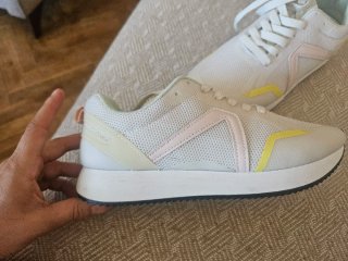 Zapatillas crema y rosa Talla 38 sin estrenar