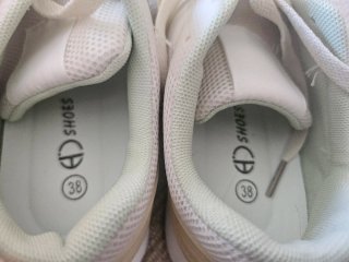 Zapatillas crema y rosa Talla 38 sin estrenar