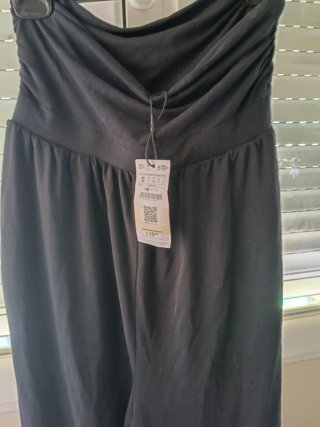Pantalón negro Stradivarius mujer