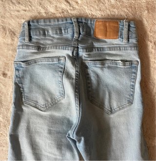 Jeans Skinny Flare Deshilachados