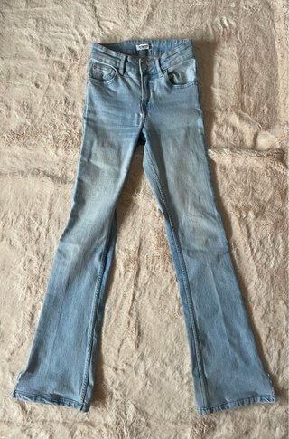 Jeans Skinny Flare Deshilachados