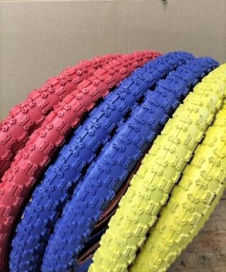 2 pneus BMX 20"x2.125 azuis neumaticos cubiertas