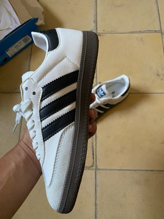 Zapatillas Samba Blancas y Negras