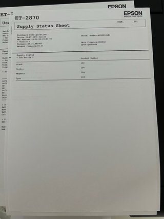 Impresora Epson EcoTank ET-2870 Negra