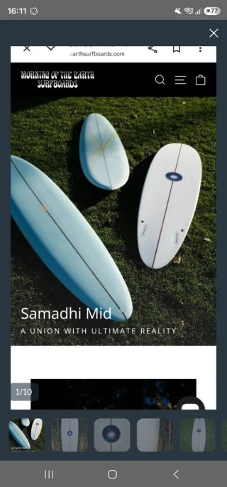 Tabla Surf midlength morning of the Earth NUEVA