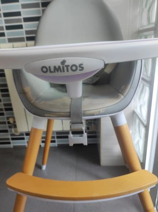Trona Olmitos gris y madera