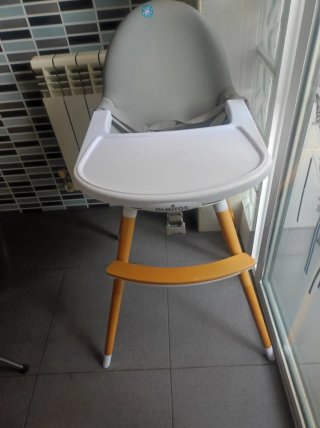 Trona Olmitos gris y madera