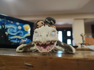 Figura Harry Potter con Dragón