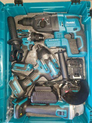 Kit Utensili Makita: Trapano, Smerigliatrice, Chiave