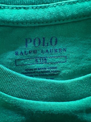 Camiseta Polo Verde Niño