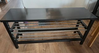 Banco Zapatero Ikea Negro