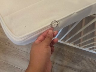 Cuna madera blanca IKEA + colchón