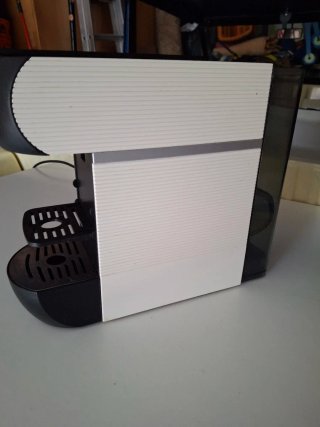 Cafetera Espresso Barista blanca y Negra