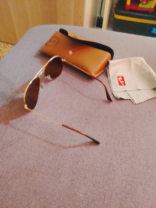 Gafas de sol Ray-Ban Aviador Marrón/Dorado