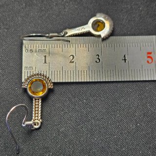 Pendientes Plata 925 con Citrino