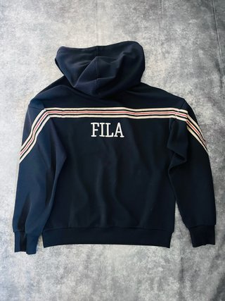 Felpa Fila acetata blu taglia S